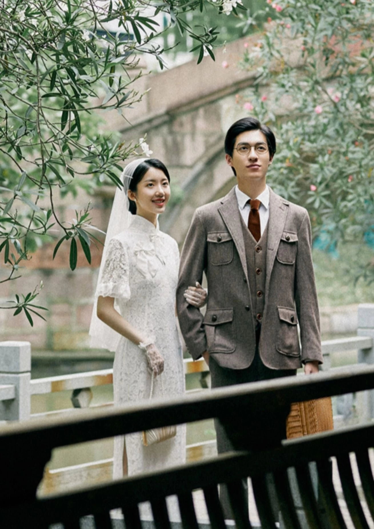 HANFUBAO | Women Lace Modern Hanfu Qipao Wedding Dress White S-XL