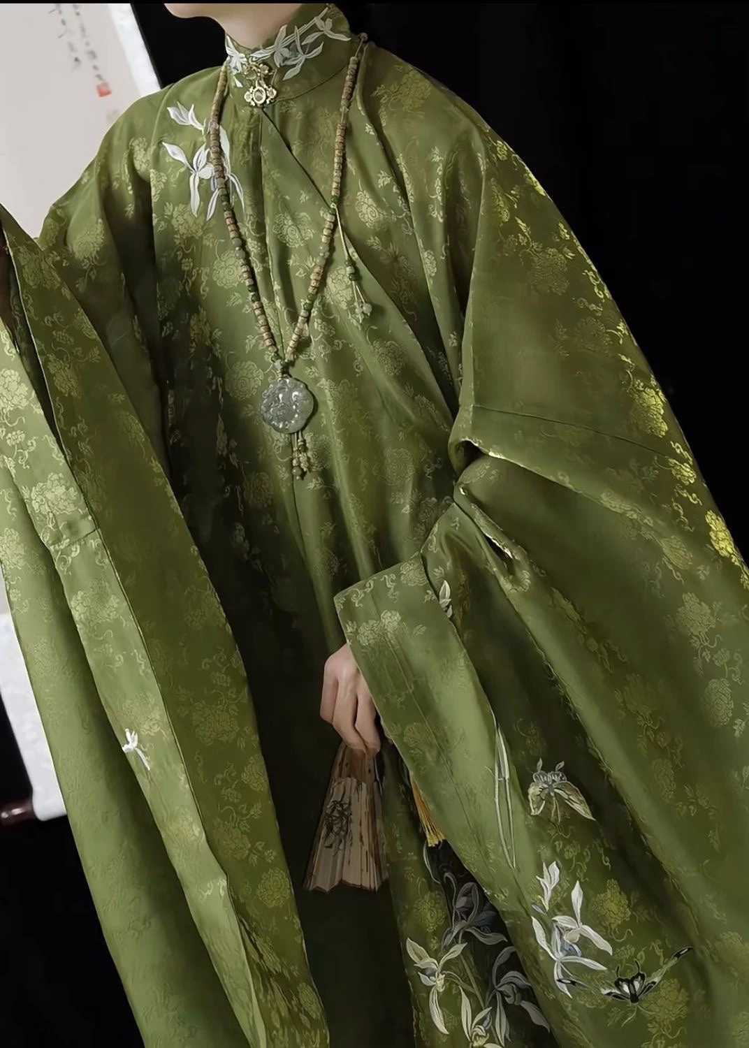 Plus Size Daily Hanfu 2-Piece Set Long Shirt & Skirt,  | HANFUBAO