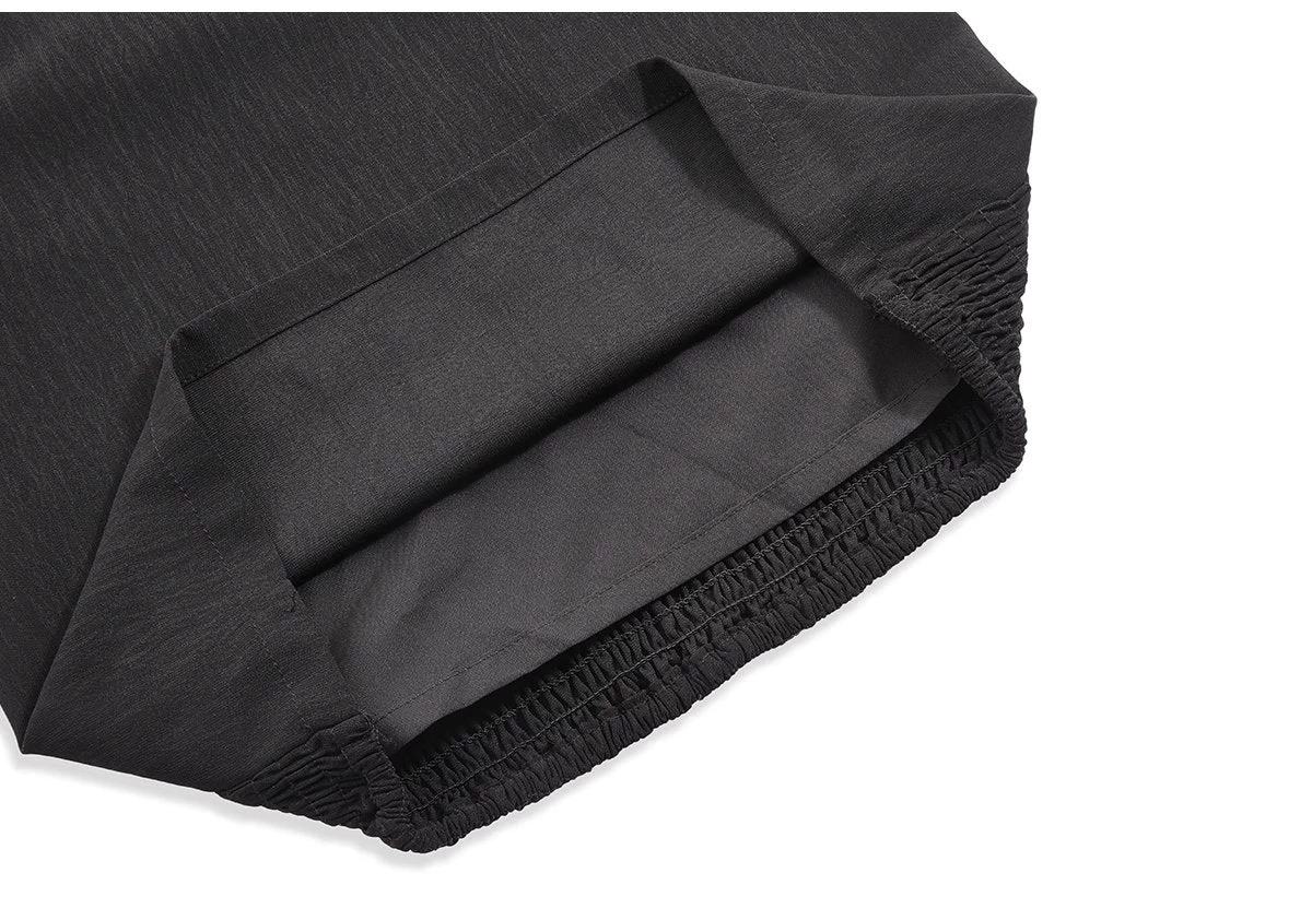 Women’s Modern 3-Piece Faux Leather Daily Hanfu Set Midnight Ink | HANFUBAO