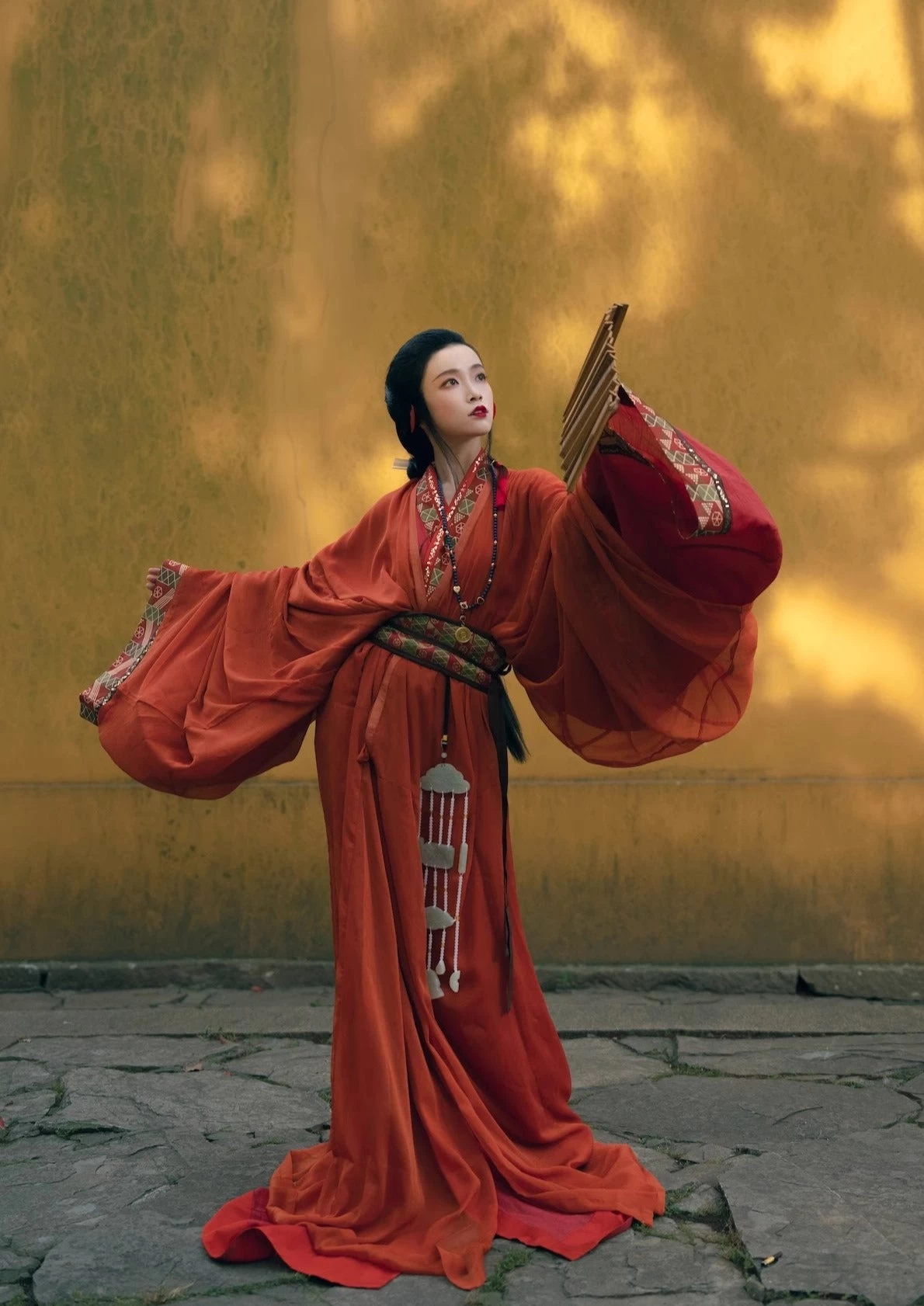 Unisex Warring States Hanfu Robe Set Daily Wear Plus Size | HANFUBAO