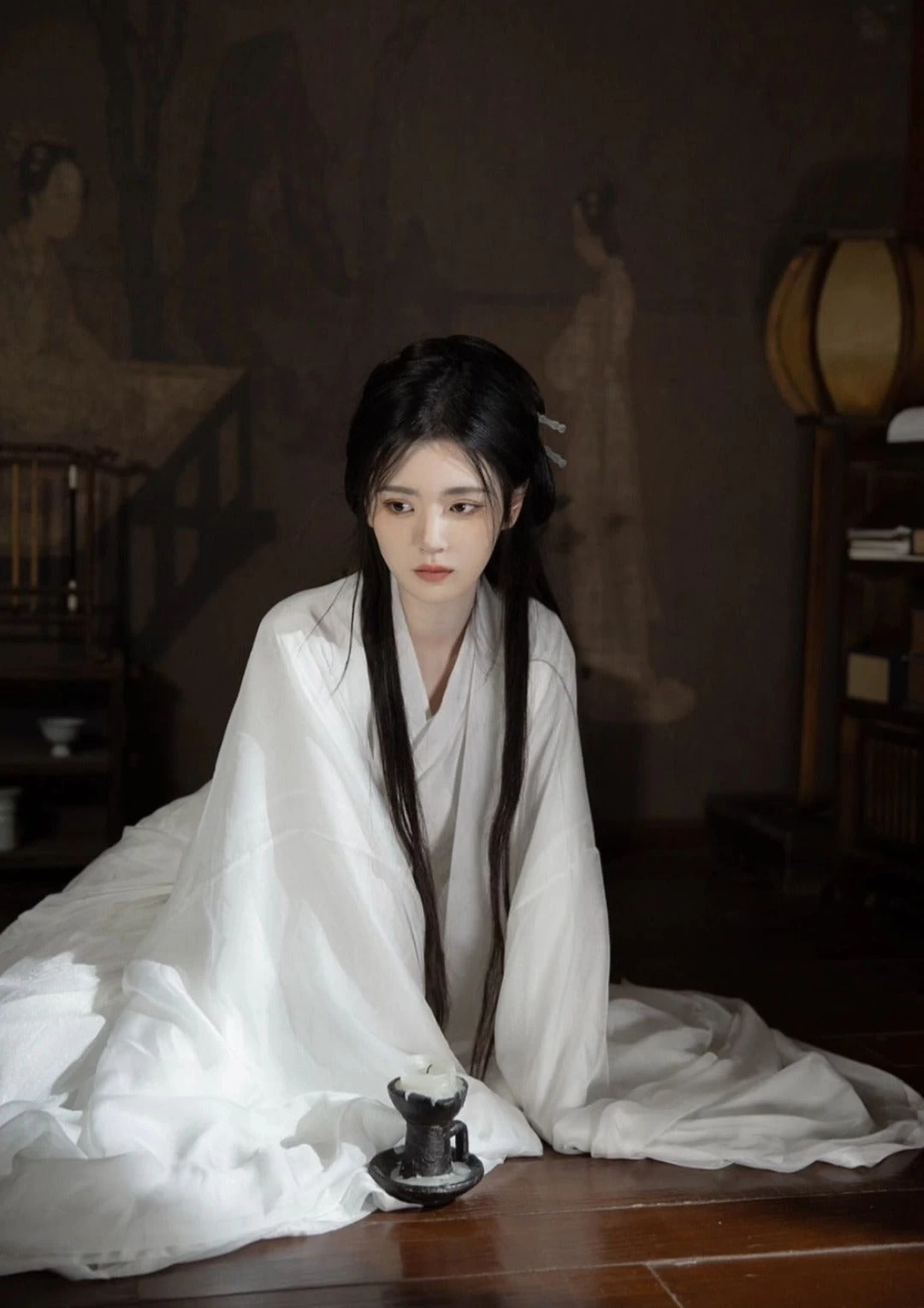 Women 4-Piece Chiffon Hanfu Set Daily Wear Flowing Skirt Plus Size| HANFUBAO