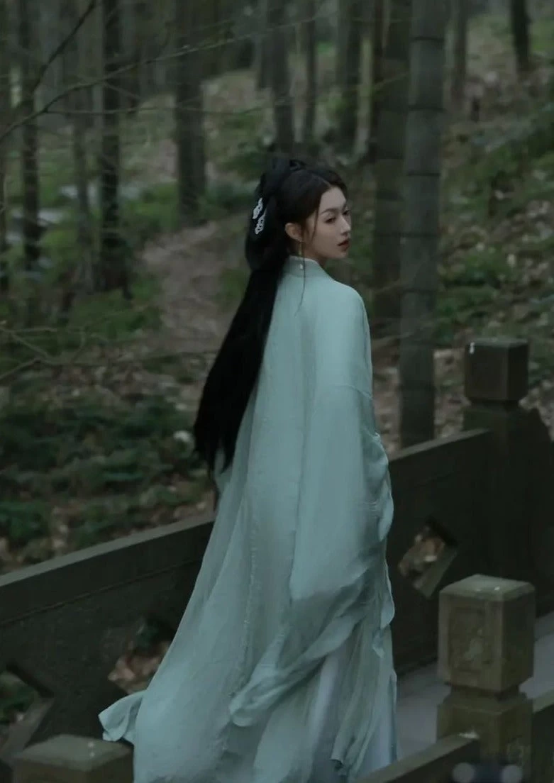 Women's Daily Hanfu 3-Piece Chiffon Set Elegant Flowing Plus Size | HANFUBAO