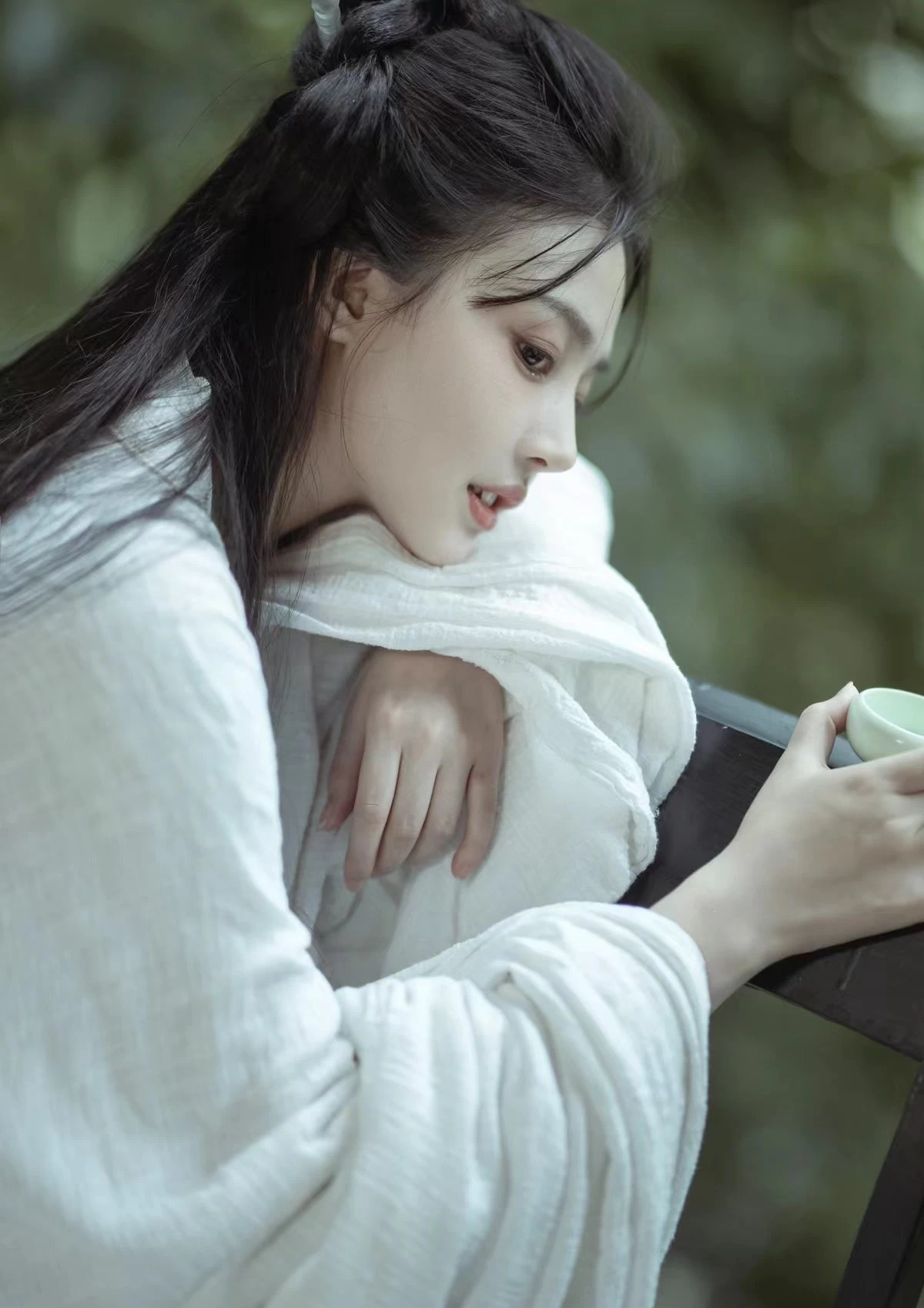 Women Han Dynasty Linen Daily Hanfu Two-Piece Set Plus Size | HANFUBAO