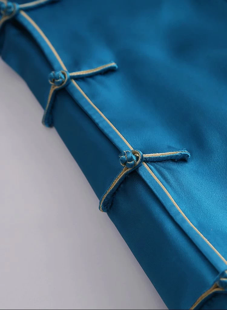 Women Silk Custom Made Magnolia Qipao Cheongsam Daily Party Wear| HANFUBAO