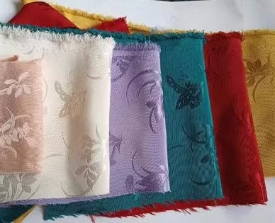 Women Modern Daily Hanfu Embroidered Dress Set White Scarf | HANFUBAO