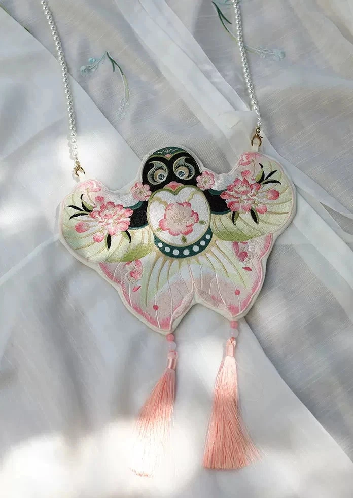 Women’s  Purse Swallow Kite Double-Sided Embroidery 24x19cm | HANFUBAO