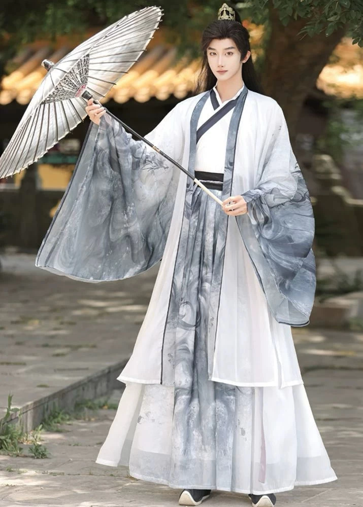 Unisex 3-Piece Daily Hanfu Set Plus Size  Song Dynasty Style | HANFUBAO