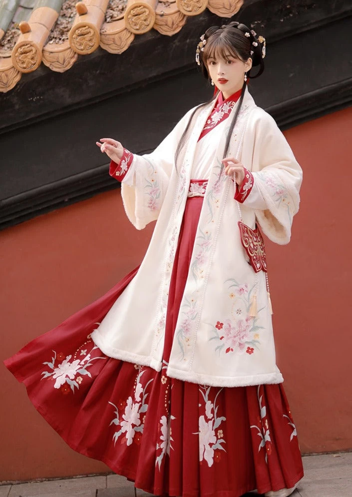 Women's Modern Song Dynasty Hanfu Set Phoenix Embroidery 6m Hem| HANFUBAO