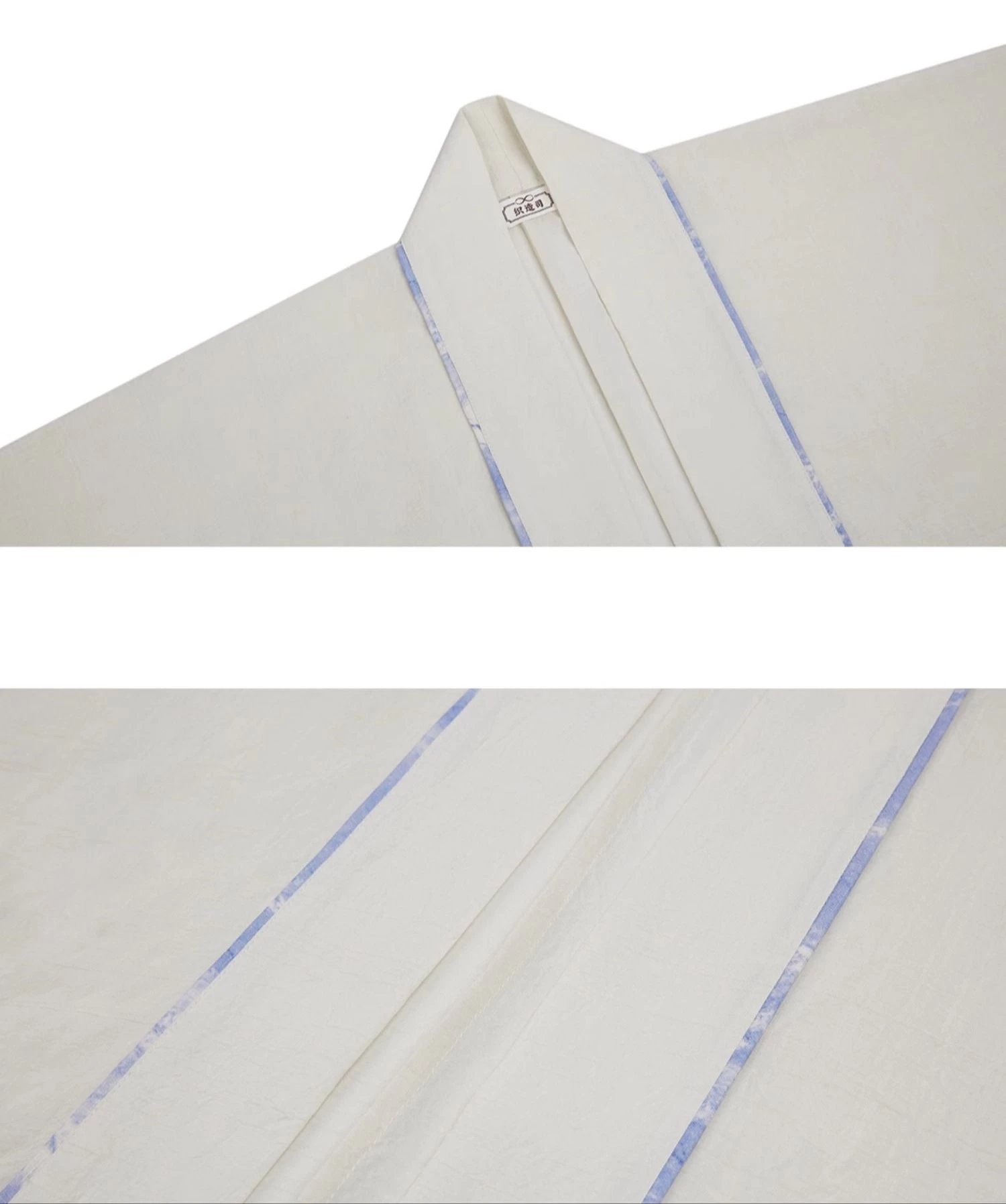 Women Modern Chiffon Hanfu 3-Piece Set Sea Breeze Blue | HANFUBAO