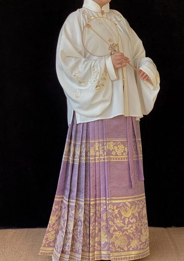 Women's Plus Size Daily Hanfu Skirt 6 Colors 4.5m Hem | HANFUBAO