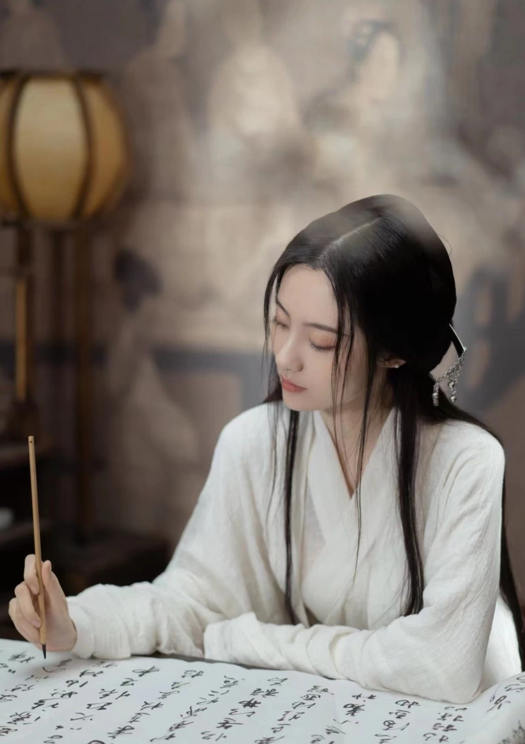 Women Han Dynasty Linen Daily Hanfu Two-Piece Set Plus Size| HANFUBAO