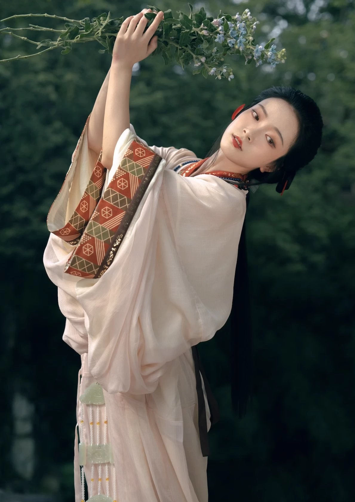 Unisex Warring States Hanfu Robe Set Daily Wear Plus Size | HANFUBAO