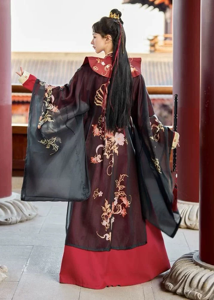 Unisex 3-Piece Daily Hanfu Set Jade Light Plus Size Polyester| HANFUBAO