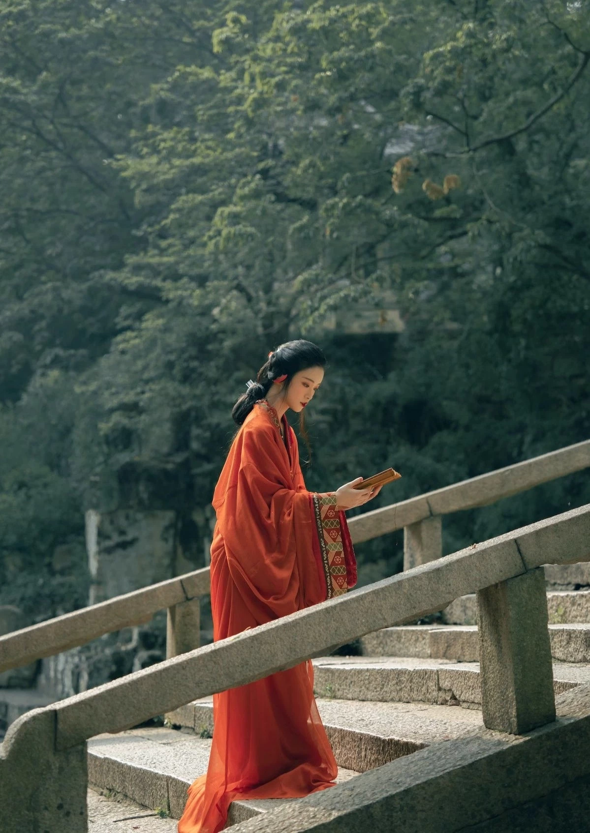 Unisex Warring States Hanfu Robe Set Daily Wear Plus Size | HANFUBAO