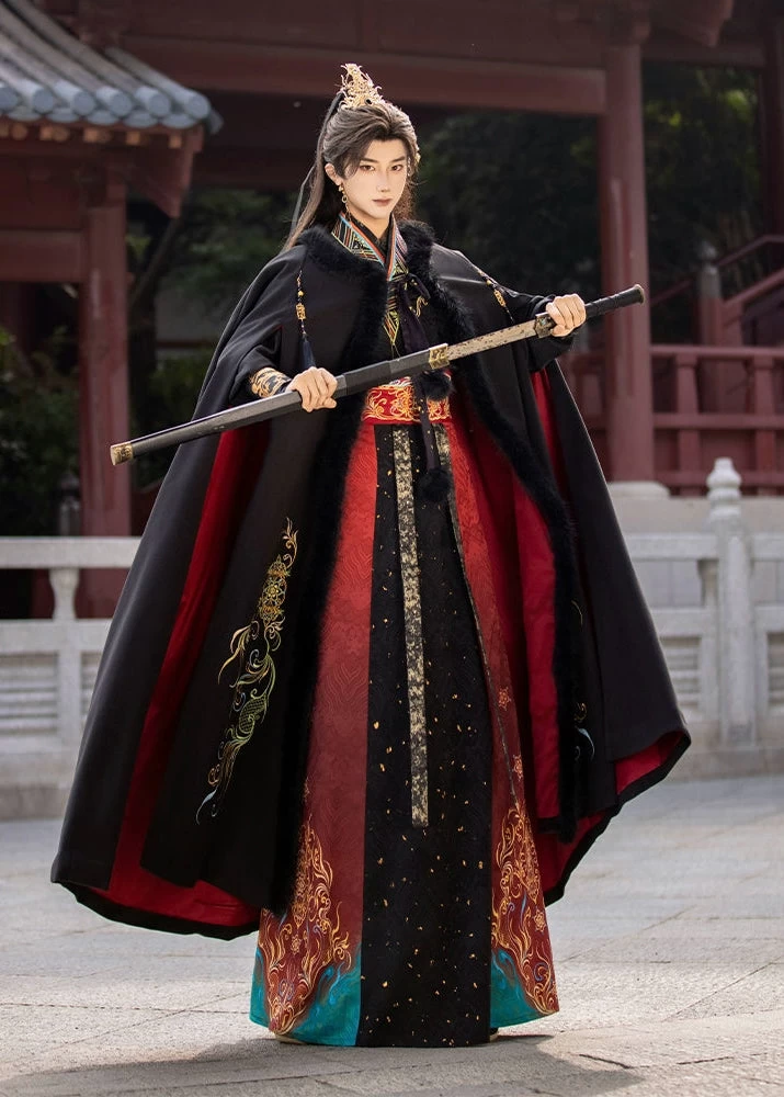 Unisex Daily Hanfu 6-Piece Couple Set, Plus Size, Hand Wash| HANFUBAO