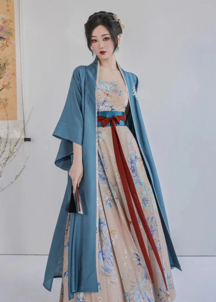 Women’s Modern Viscose-Nylon 3-Piece Hanfu Summer Dream | HANFUBAO