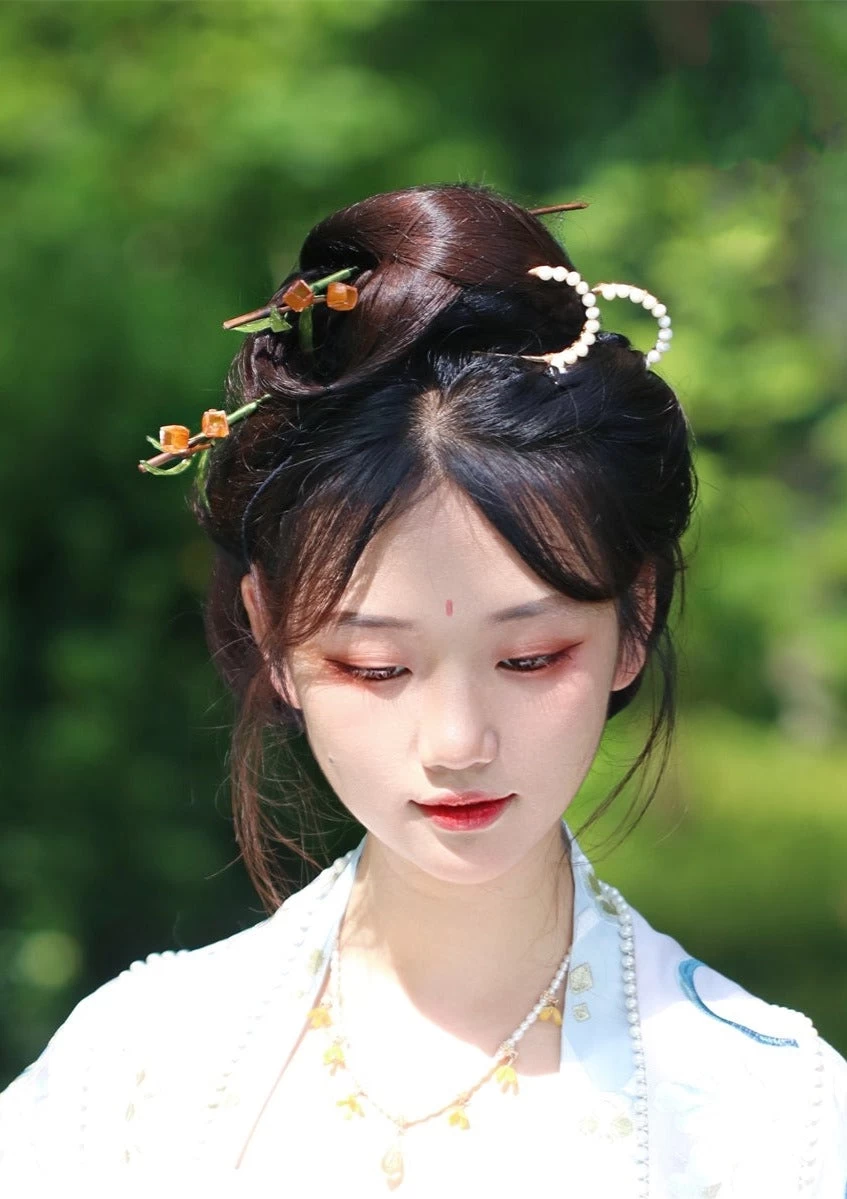 Lantern Lily 1Pc Hanfu Hairpin Bamboo Shrinky Dinks Hair Accessory| HANFUBAO