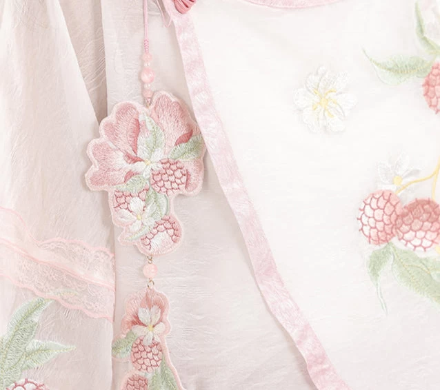 Women’s 4-Piece Daily Hanfu Set, Polyester, Plus Size | HANFUBAO