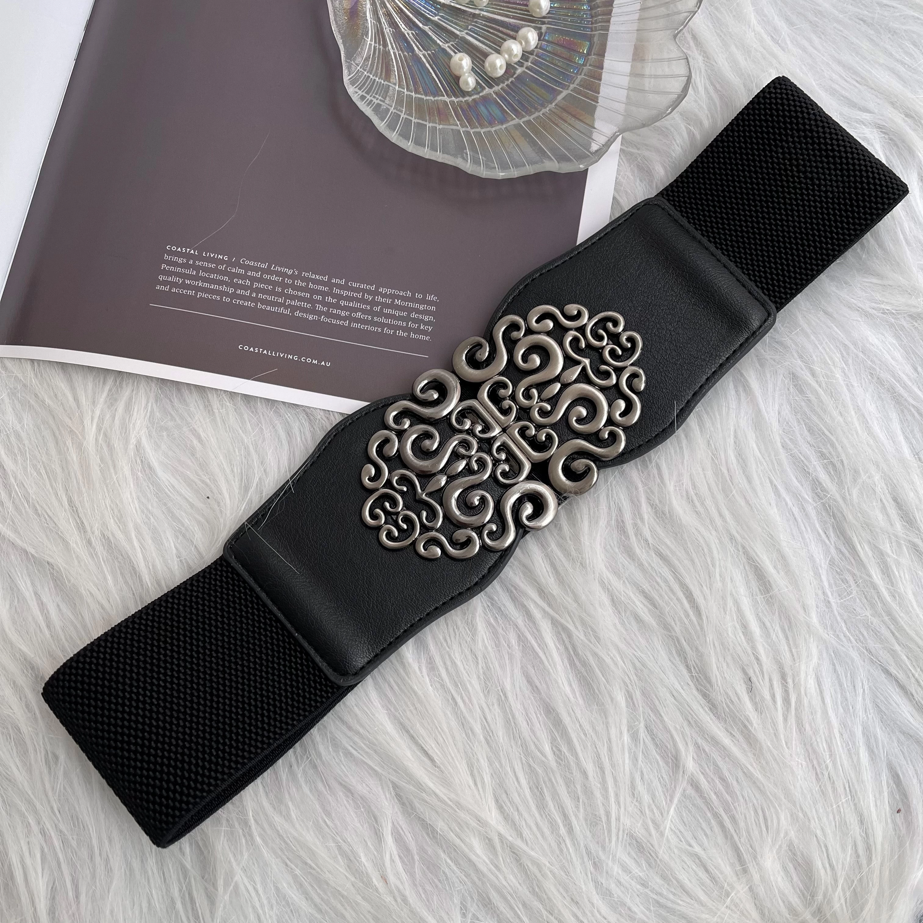 Unisex Modern Daily Hanfu Set Bamboo Pattern Black/White  | HANFUBAO