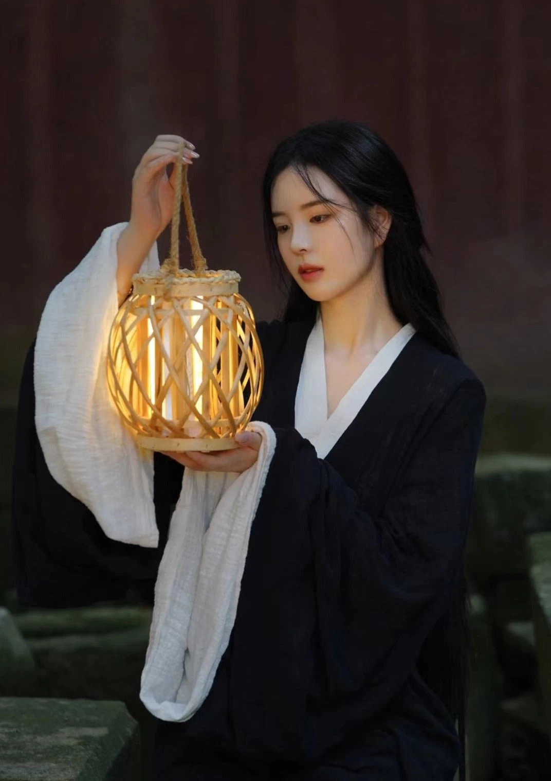 Women Han Dynasty Linen Daily Hanfu Set Plus Size | HANFUBAO