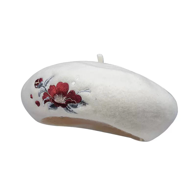 Unisex 6-Color Modern Wool Beret Hat for Daily Wear | HANFUBAO