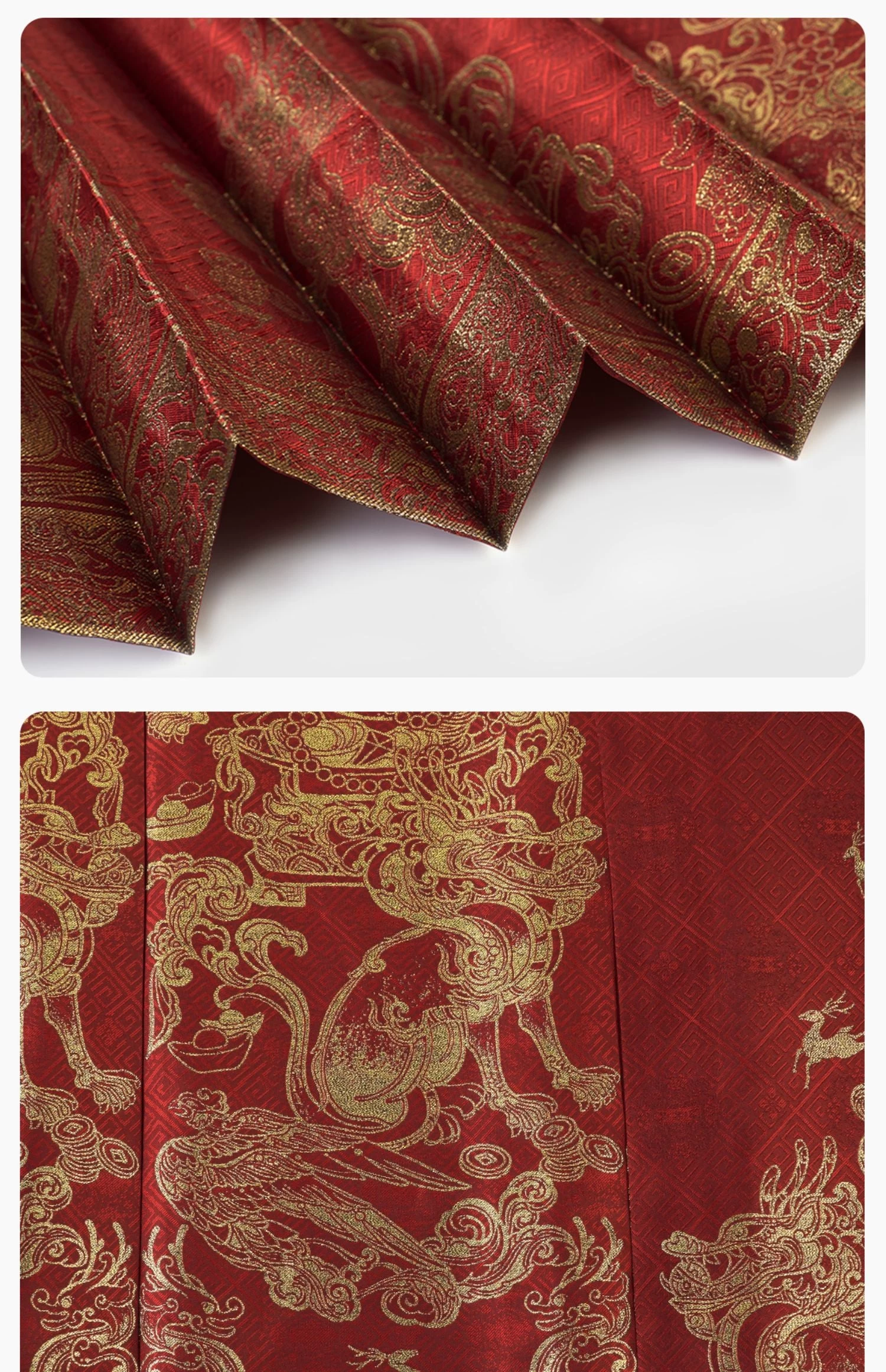 Women Modern Hanfu 3-Piece Wedding Set Pearl & Jade Embroidery | HANFUBAO