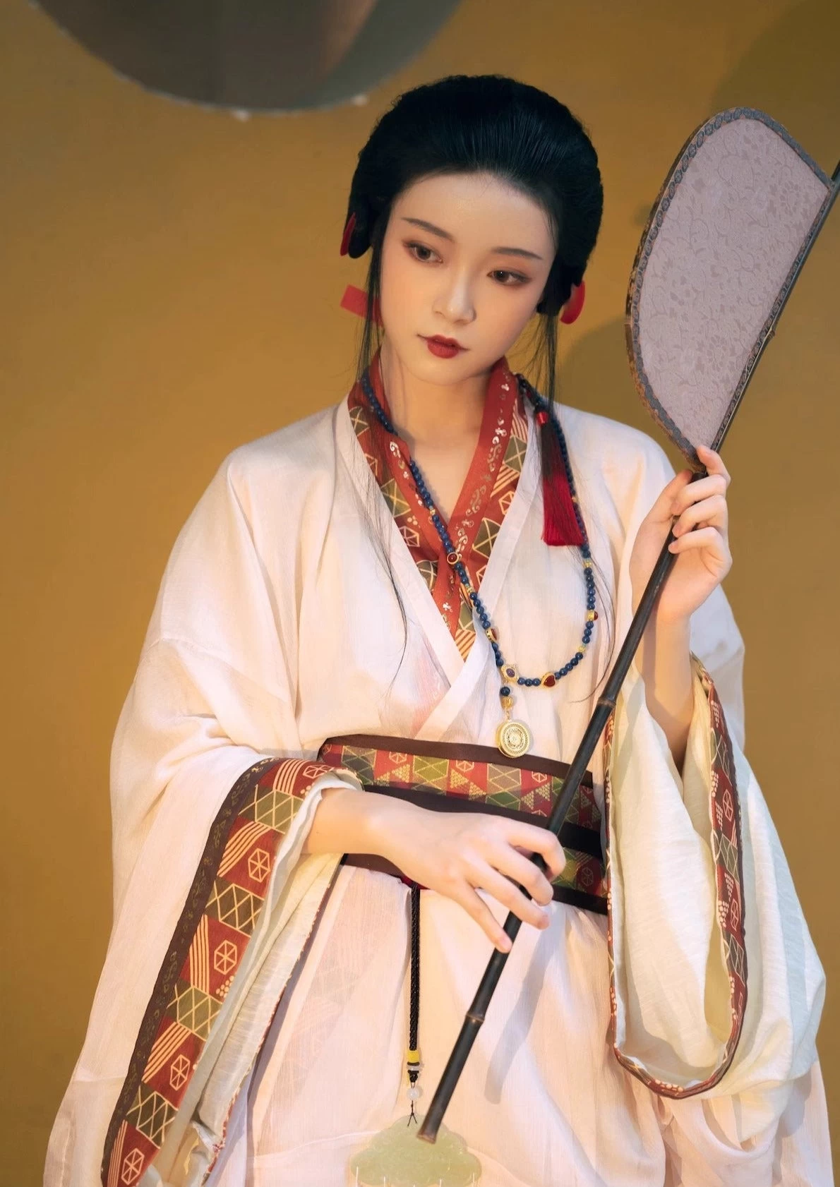 Unisex Warring States Period Hanfu Robe Set for Festivals Cosplay, Plus Size | HANFUBAO