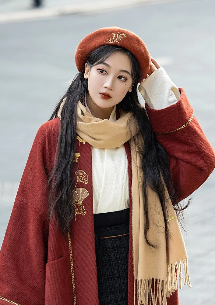 Unisex 6-Color Modern Wool Beret Hat for Daily Wear | HANFUBAO