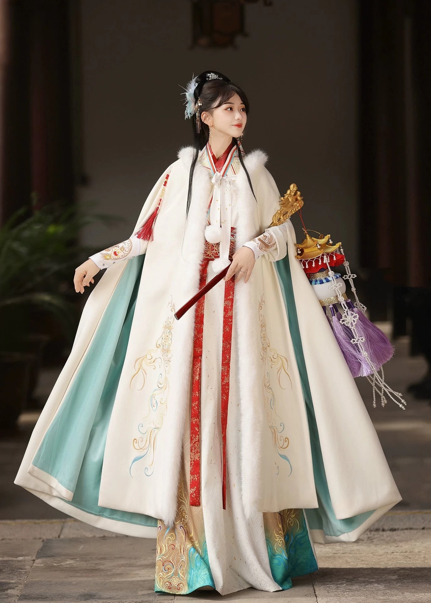 Unisex 6-Piece Couple Song Dynasty Daily Hanfu Set, Plus Size | HANFUBAO