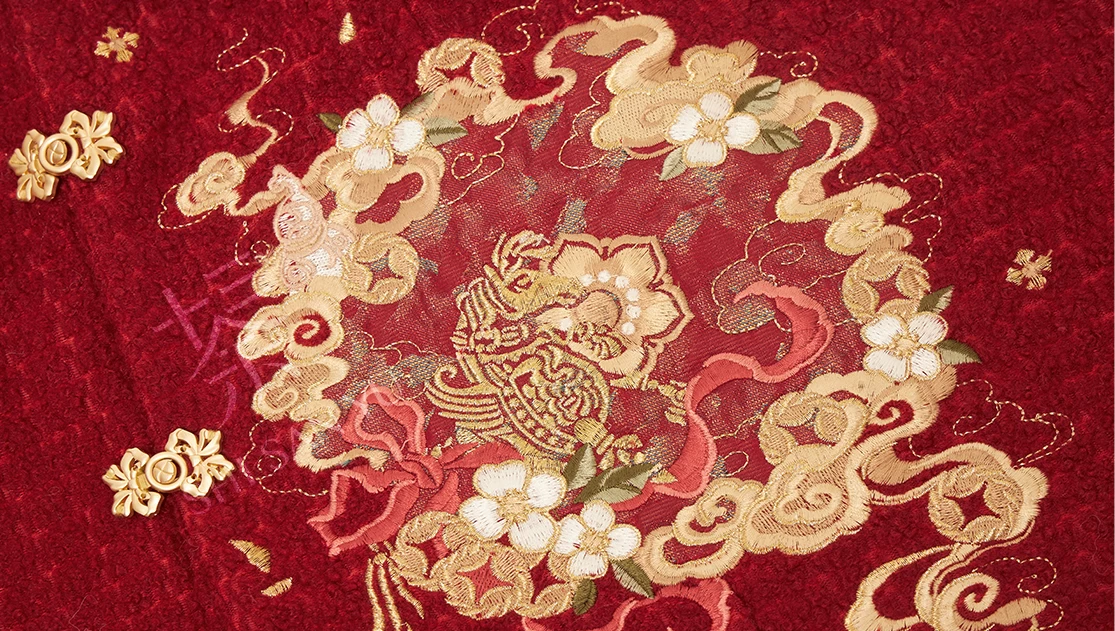 Women’s 3-Piece Modern Hanfu Set, New Year Daily Wear,  | HANFUBAO