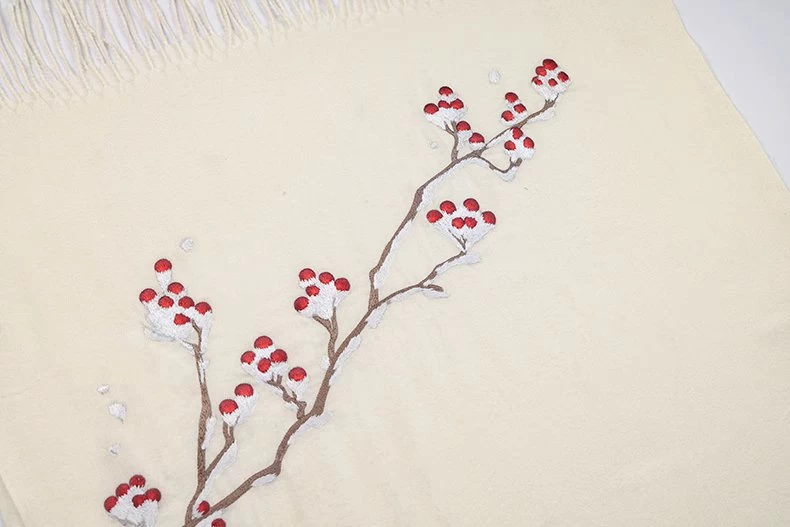 Unisex Modern Daily Hanfu Scarf 5-Color Ginkgo Print | HANFUBAO