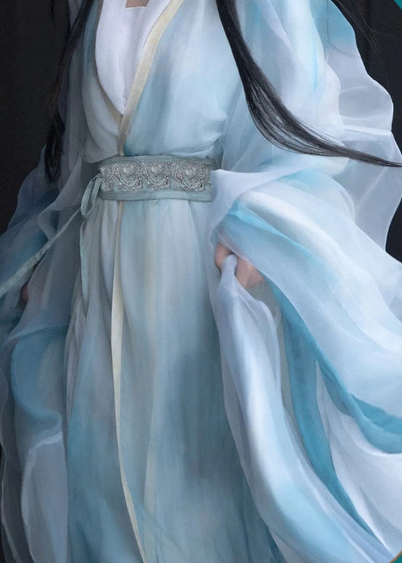 Women's Ether Fairy 4-Piece Chiffon Daily Hanfu Plus Size| HANFUBAO