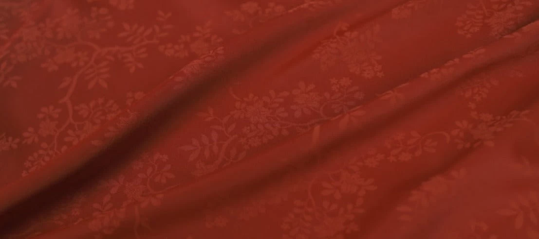 Women Modern Hanfu 3pcs Artificial Silk Floral Set | HANFUBAO