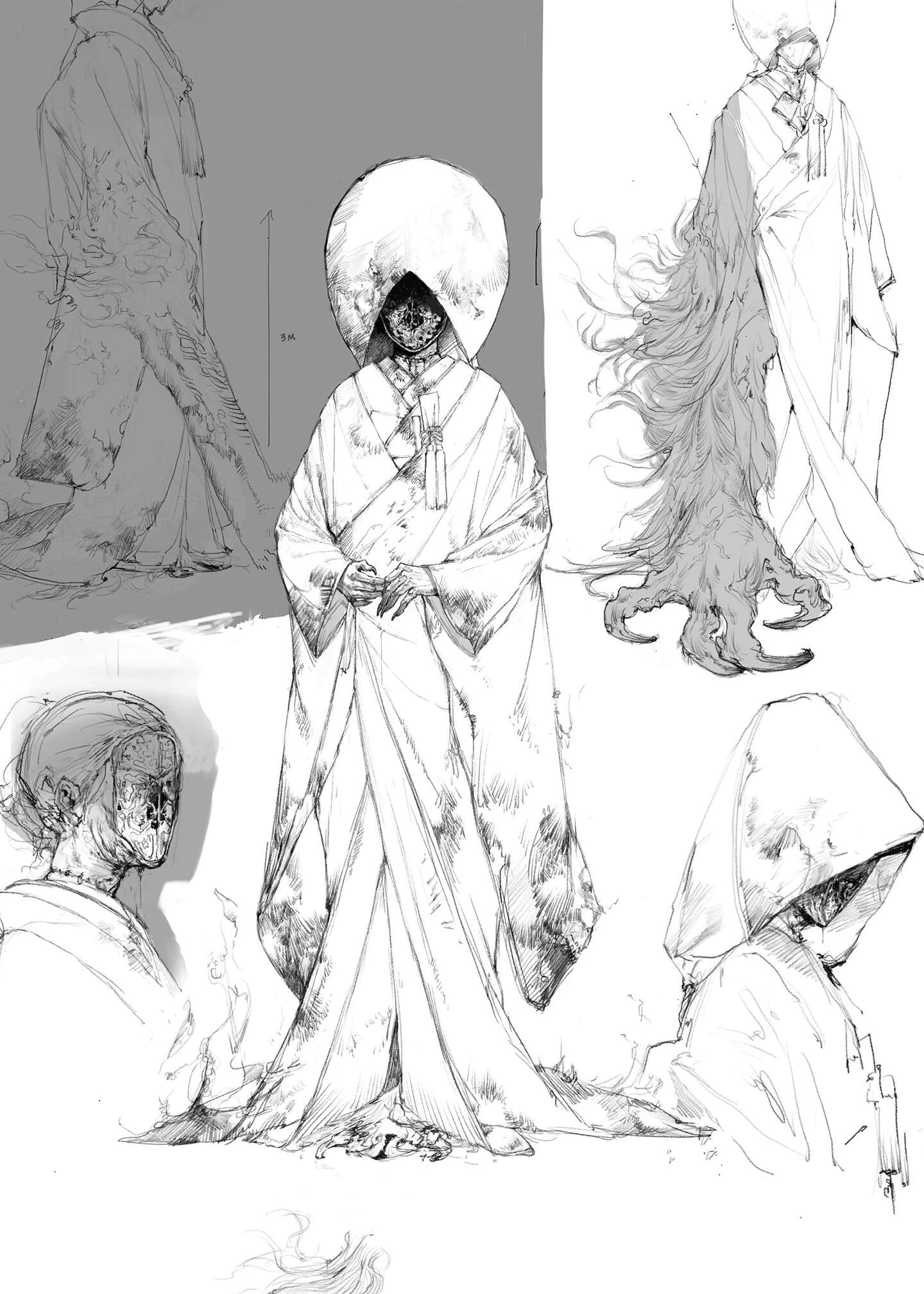 Women’s Modern Hanfu Kimono Set  White Shiromuku | HANFUBAO