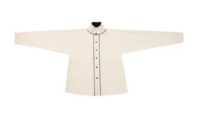 Women's Modern Hanfu Trench Coat Set White |  Blend | HANFUBAO