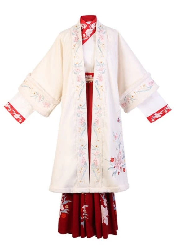 Women Modern Daily Hanfu Phoenix Embroidery 6m Hem | HANFUBAO