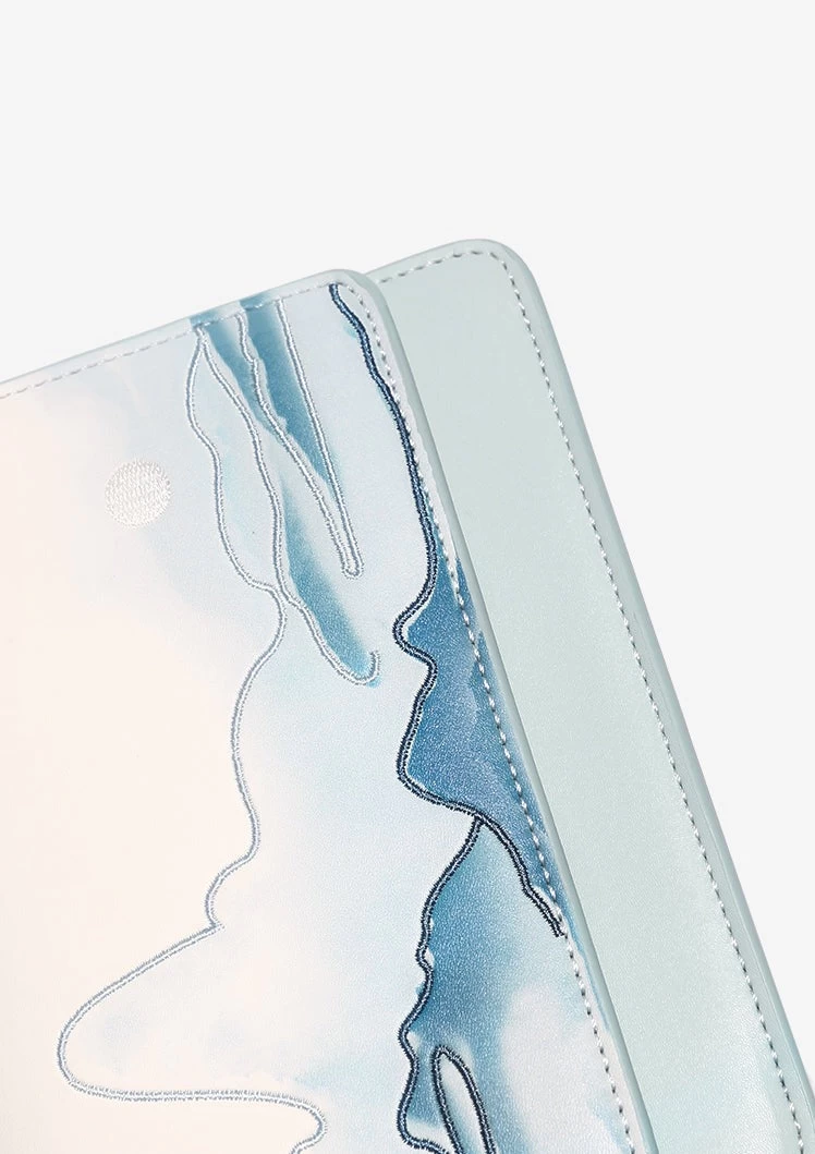 Women Chinese Style Purse Mountains Print | HANFUBAO