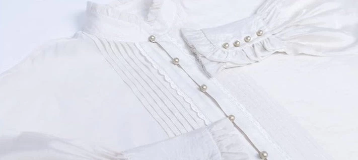 Women Modern Daily 3-Piece Ma Mian Hanfu Pear Blossom Silk Blend| HANFUBAO