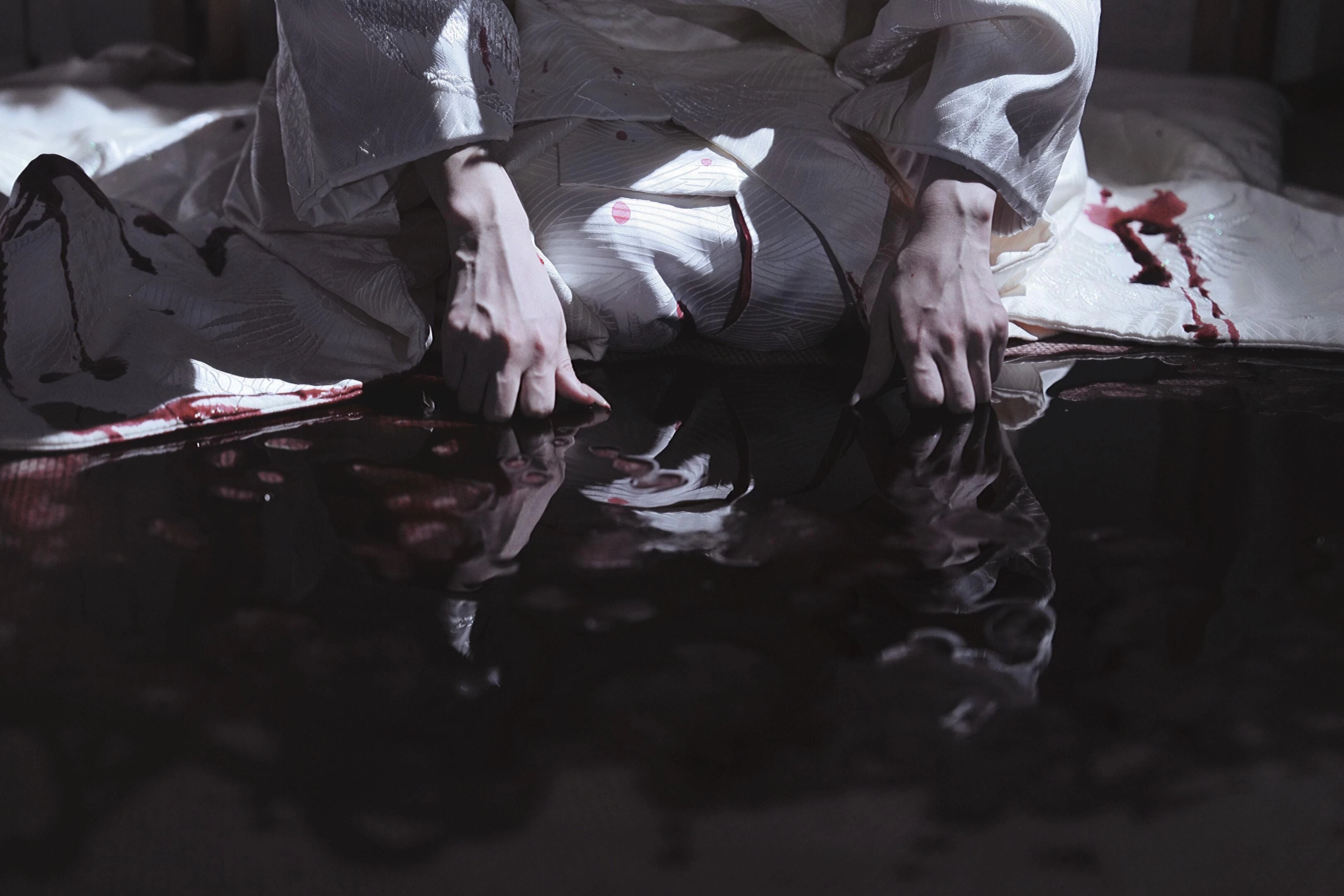 Women’s Modern Hanfu Kimono Set  White Shiromuku | HANFUBAO