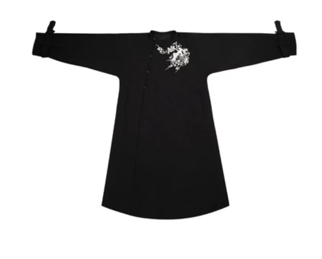 Women's Modern Hanfu Trench Coat Set White |  Blend | HANFUBAO