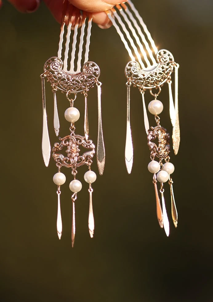 Women’s Yarn Peony Flower Hair Clip 25x18cm | HANFUBAO