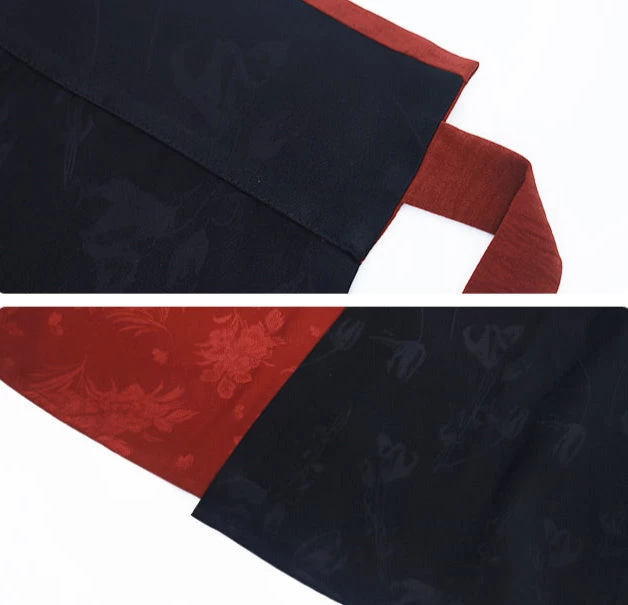 Women Modern Tencel Hanfu 3-Piece Set Twilight Rose | HANFUBAO