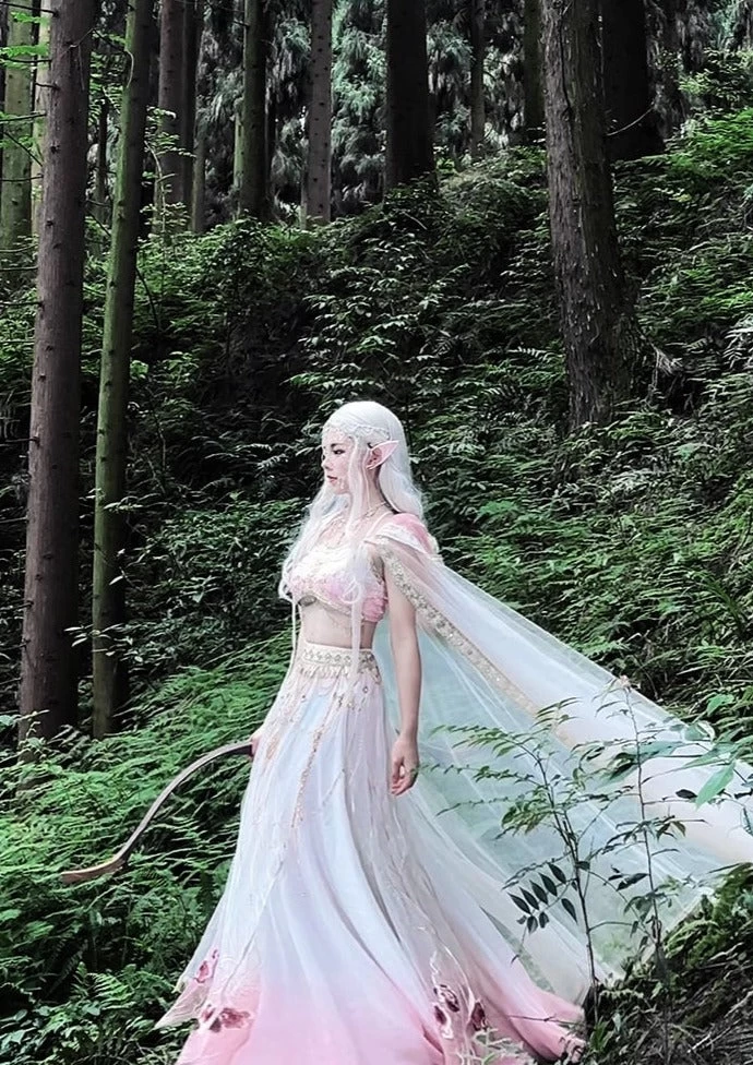 Women Modern Hanfu Set Moonlight Elf Dunhuang Embroidery蝶骨| HANFUBAO