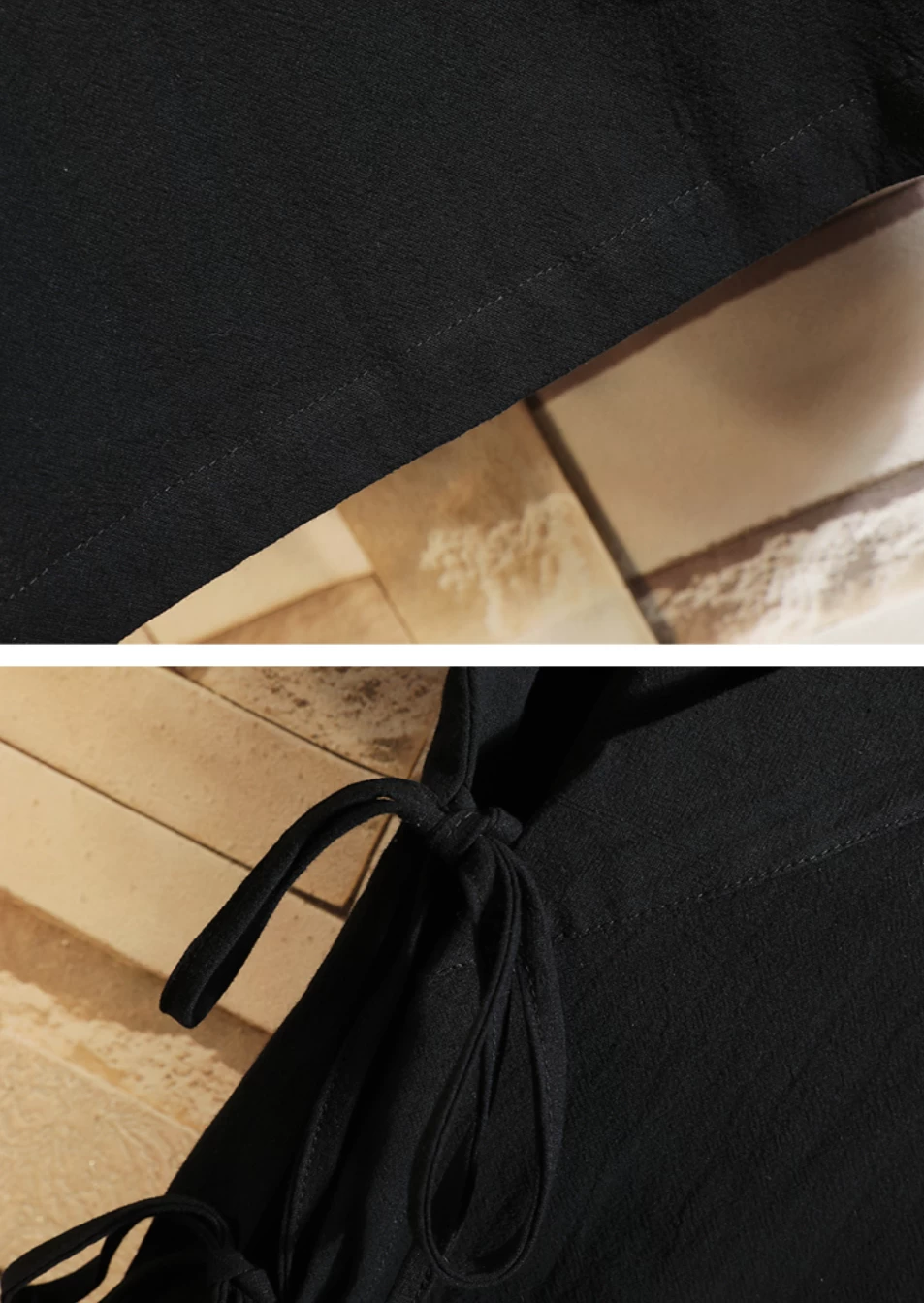 Unisex Daily Hanfu Robe Top Gray Plus Size Cotton Blend | HANFUBAO