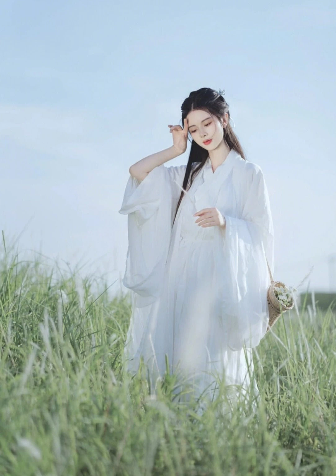 Women's Daily Chiffon Hanfu Two-Piece 7 Colors Plus Size | HANFUBAO