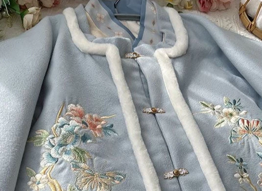 Women’s Plus Size Modern Hanfu Set Snow Plum  Daily Wear | HANFUBAO