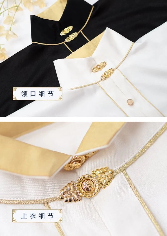 Women Modern Hanfu Daily Blouse White | HANFUBAO