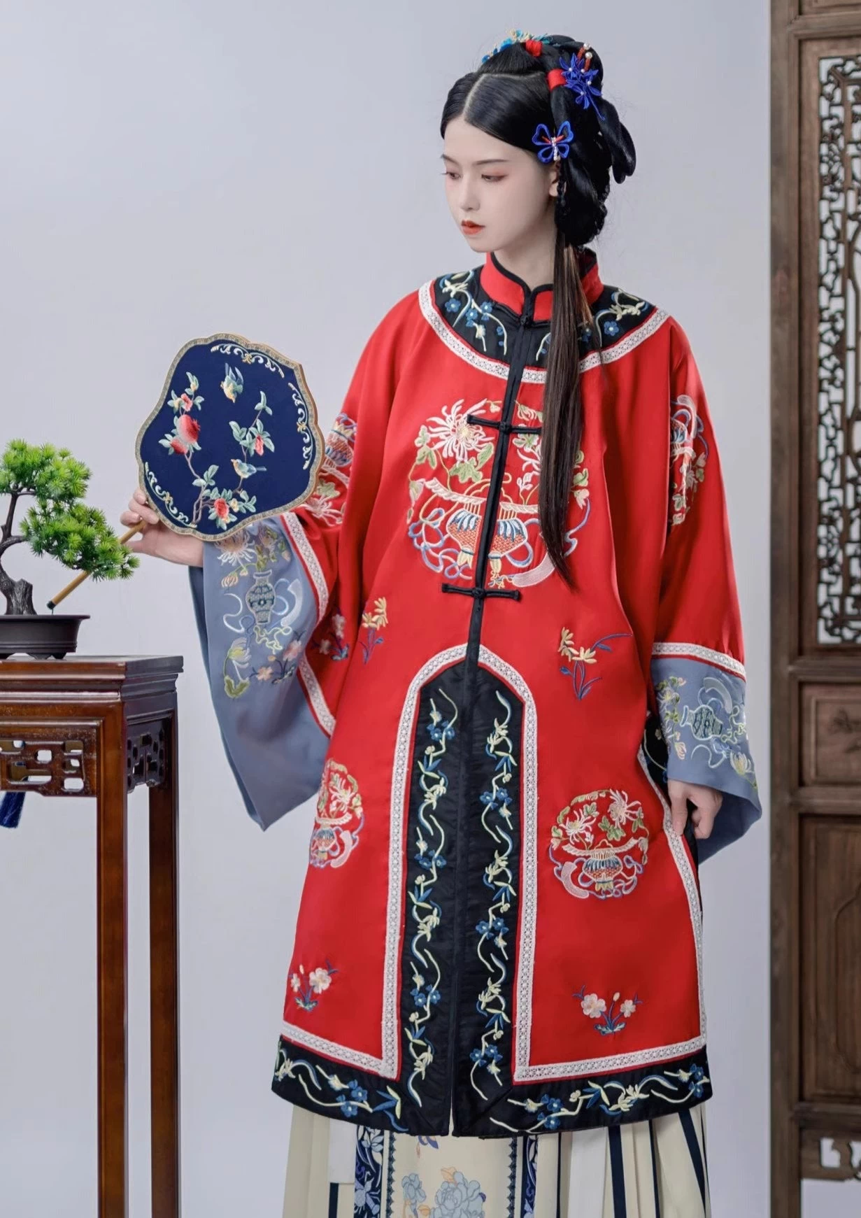 Women’s Qing Dynasty 2-Piece Hanfu Dress Plus Size| HANFUBAO