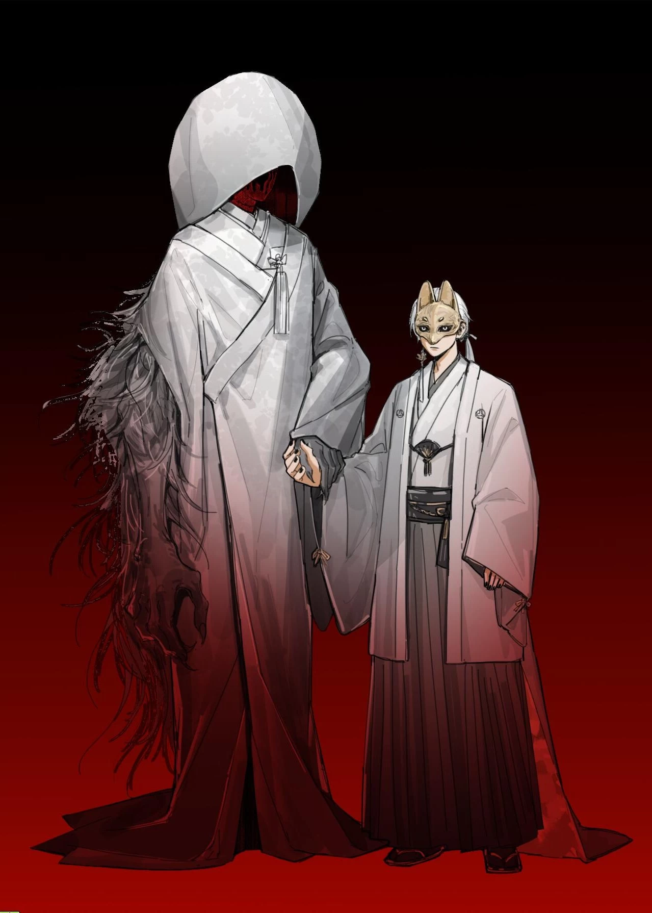 Women’s Modern Hanfu Kimono Set  White Shiromuku | HANFUBAO