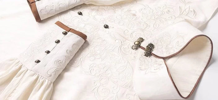 Women Modern 3-Piece Daily Hanfu Set Lyocell-Cotton, Skirt Pockets | HANFUBAO